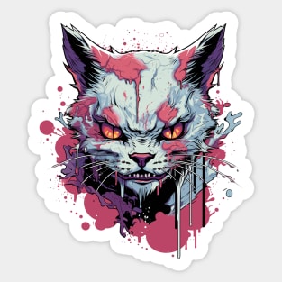 Zombie Cat Sticker